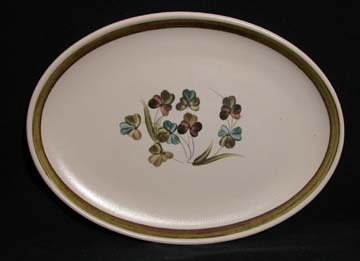 Denby Shamrock Tray