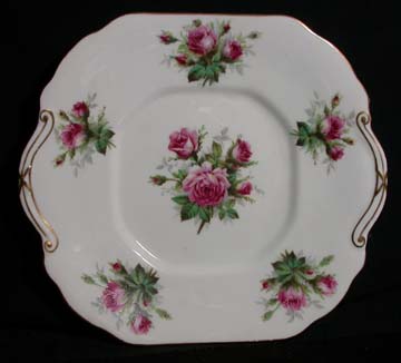 Hammersley Grandmothers Rose Plate - Cake/Handled