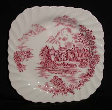 Johnson Brothers Ancient Towers - Pink Plate