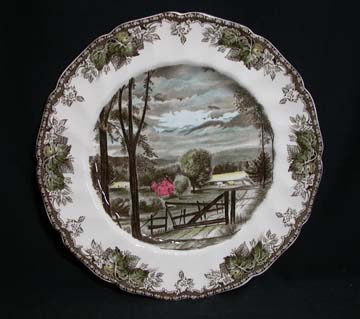 Johnson Brothers The Friendly Village Plate - Dinner - The Hayfield