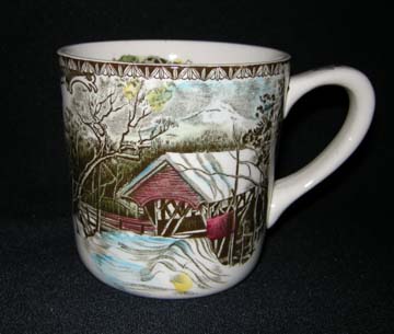 Johnson Brothers The Friendly Village Mug - The Covered Bridge