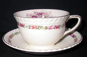 Johnson Brothers Queens Bouquet Cup & Saucer