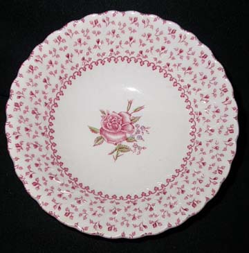 Johnson Brothers Rose Bouquet - Pink Bowl - Cereal/Soup