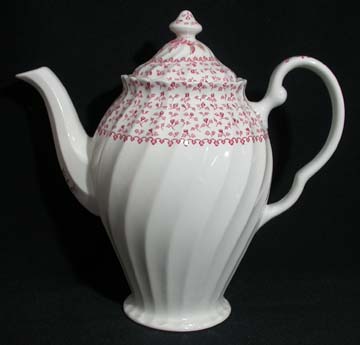 Johnson Brothers Rose Bouquet - Pink Coffee Pot & Lid - Large