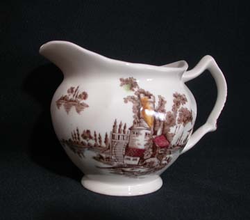 Johnson Brothers The Old Mill - Brown Creamer - Small