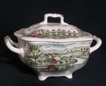 Johnson Brothers The Road Home Sugar Bowl & Lid