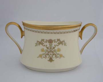 Lenox Castle Garden Sugar Bowl & Lid - No Lid