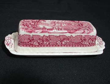 Mason's Vista Butter Dish - Covered