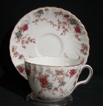 Minton Ancestral S376 Cup & Saucer