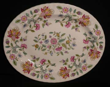 Minton Haddon Hall - Green Edge - B1451 Platter