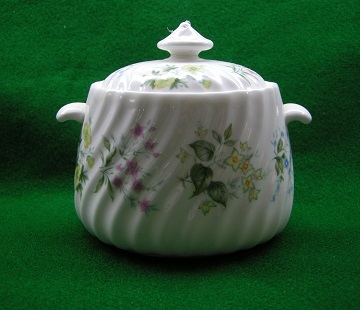 Minton Spring Valley Sugar Bowl & Lid