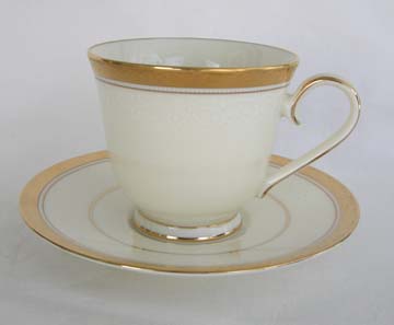 Noritake Ardmore Gold  7602 Cup & Saucer