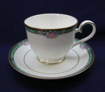 Noritake Ashbury  4737 Cup & Saucer