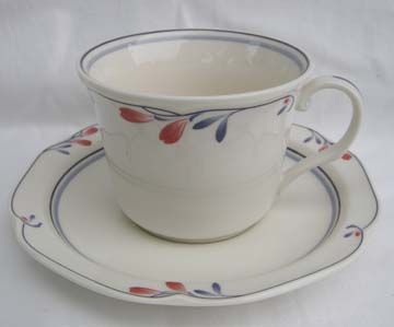 Noritake Copper Bud  7911 Cup & Saucer