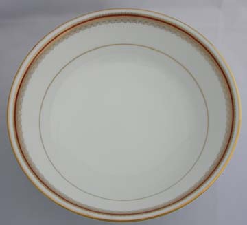 Noritake Doral Maroon  2992 Vegetable/Fruit Bowl