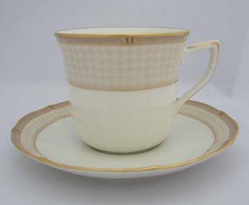 Noritake Golden Helix  7381 Cup & Saucer