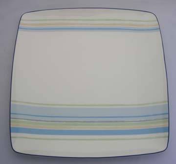 Noritake Mocha Blue Swirl  9311 Plate - Dinner