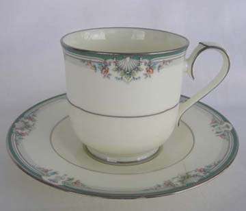 Noritake Lyndenwood  4707 Cup & Saucer