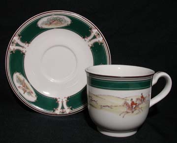 Noritake Pursuit #9170 Cup & Saucer