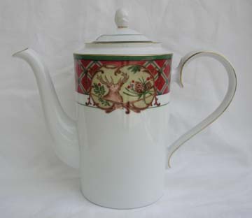 Noritake Royal Hunt #3930 Coffee Pot & Lid - Large