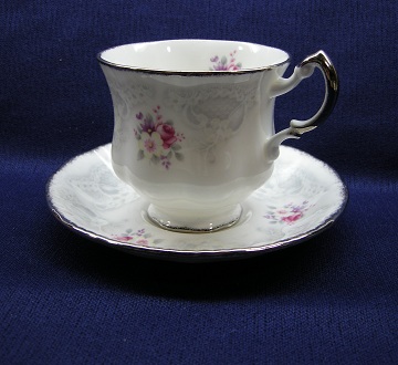 Paragon Bridal Lace Cup & Saucer