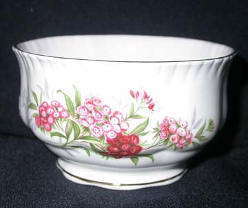 Paragon English Flowers Sugar Bowl - Small/Open - Sweet Williams