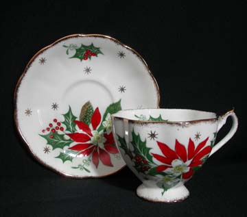 Queen Anne Noel Cup & Saucer