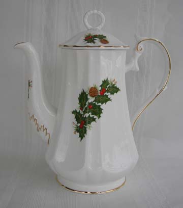 Rosina/Queens Yuletide Coffee Pot & Lid - Large