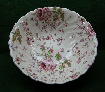 Johnson Brothers Rose Chintz - Pink Vegetable/Fruit Bowl