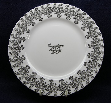 Royal Albert 25th Anniversary Plate - Salad