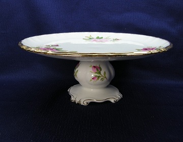 Royal Albert American Beauty Plate - Cake/Pedestal