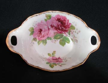 Royal Albert American Beauty Sweet Dish - Handled