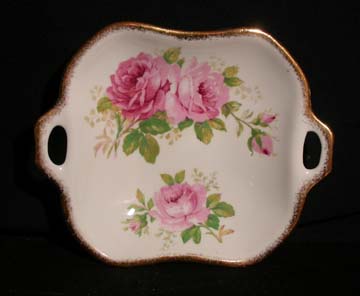 Royal Albert American Beauty Sweet Dish - Handled - Large