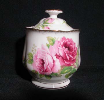 Royal Albert American Beauty Jam/Jelly & Lid