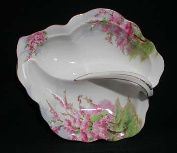 Royal Albert Blossom Time Relish - Leaf Shape - 2 Part