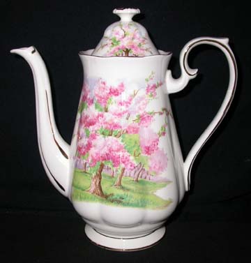 Royal Albert Blossom Time Coffee Pot & Lid - Large