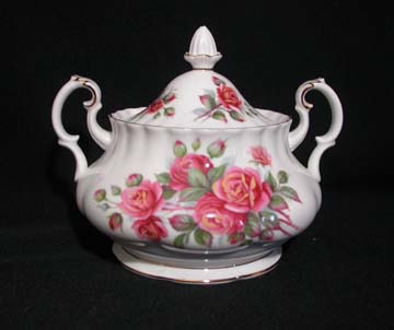 Royal Albert Centennial Rose Sugar Bowl & Lid