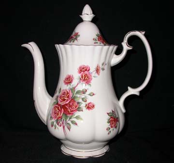 Royal Albert Centennial Rose Coffee Pot & Lid - Large