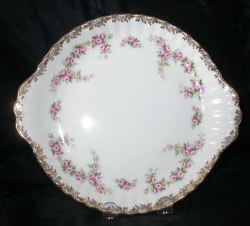 Royal Albert Dimity Rose Plate - Cake/Handled