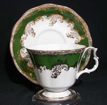 Royal Albert Emerald - Regina Series Cup & Saucer