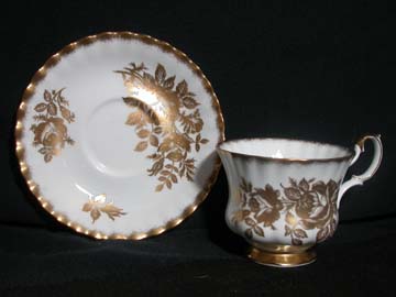 Royal Albert Golden Rose Cup & Saucer