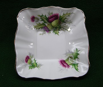 Royal Albert Highland Thistle Sweet Dish - Square