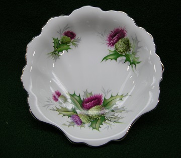 Royal Albert Highland Thistle Sweet Dish - Shell