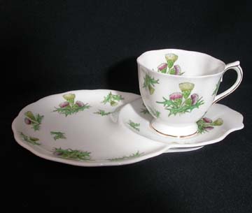 Royal Albert Highland Thistle Hostess Hostess Set - Oval