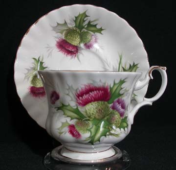 Royal Albert Highland Thistle Cup & Saucer