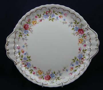 Royal Albert Jubilee Rose Plate - Cake/Handled