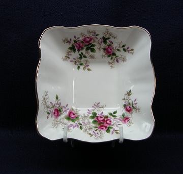 Royal Albert Lavender Rose - Made In England Sweet Dish - Square