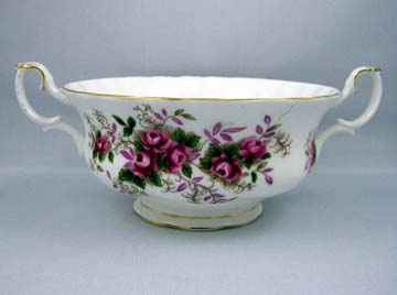 Royal Albert Lavender Rose - Made In England Cream Soup Bowl Only - Footed