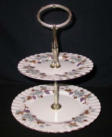 Royal Albert Lorraine Plate - Serving/2 Tiered