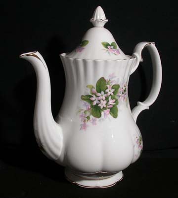 Royal Albert Mayflower Coffee Pot & Lid - Large